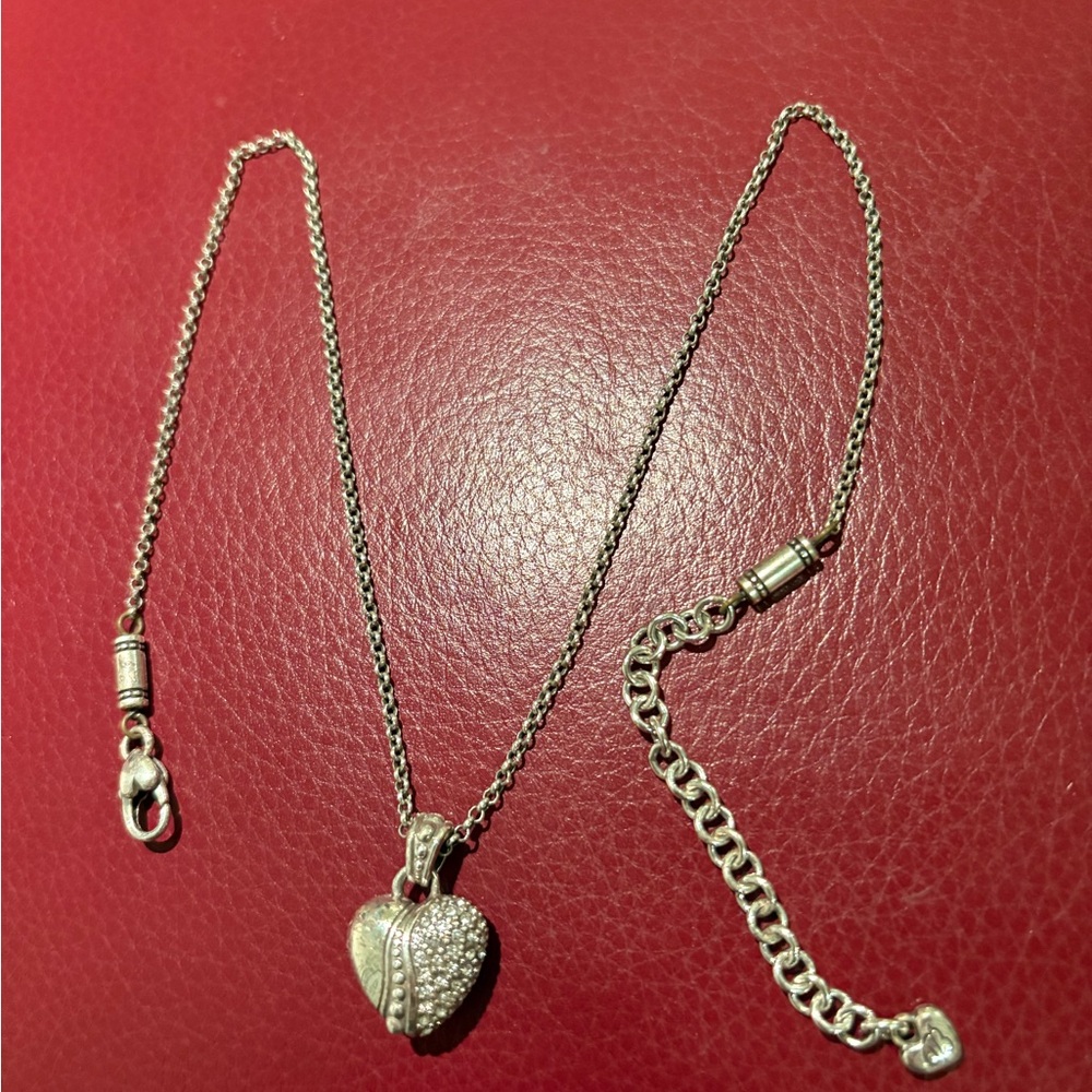Brighton Elegant Silver Heart Pendant Necklace